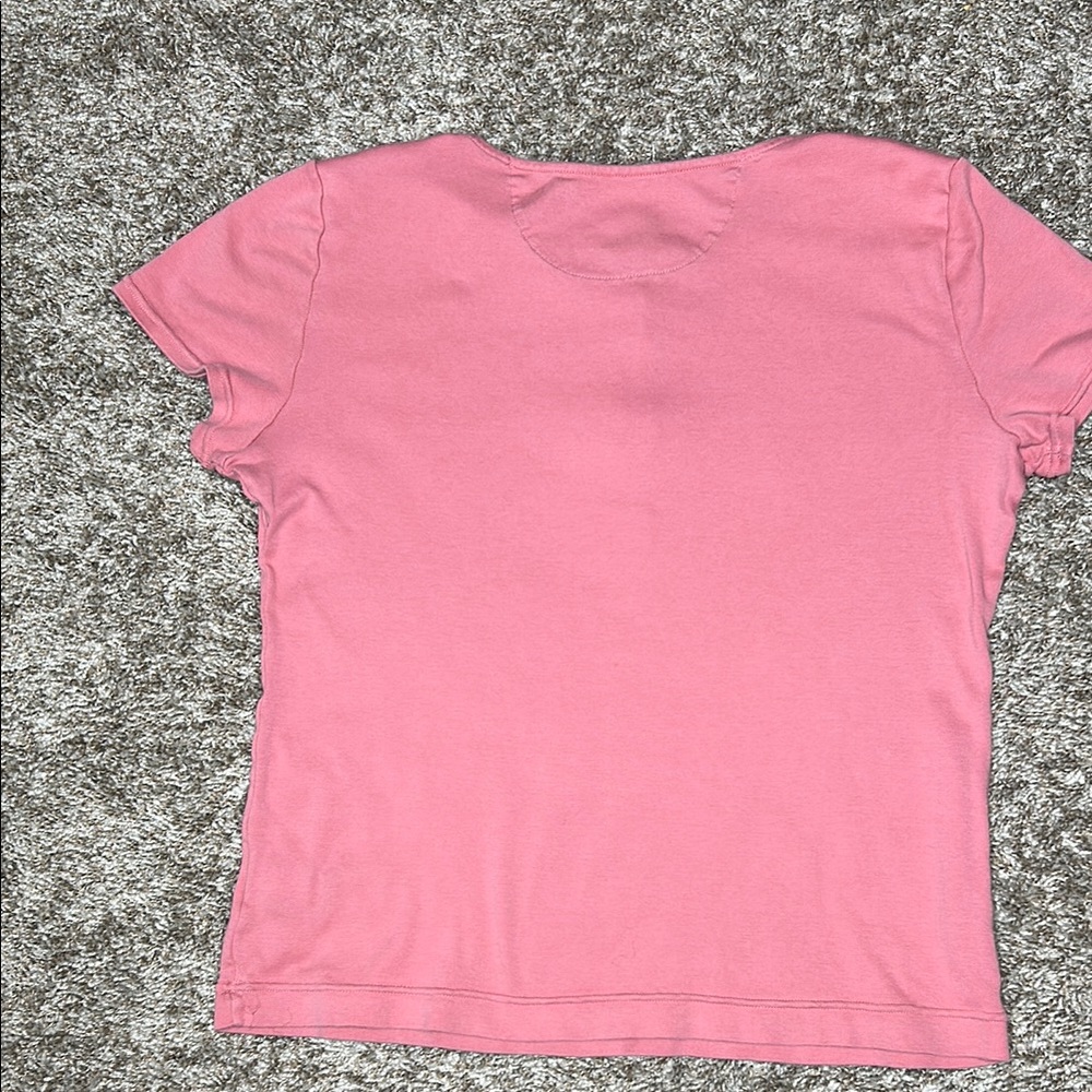 Lauren Ralph Lauren Pink Button-Up Top - Picture 3 of 4